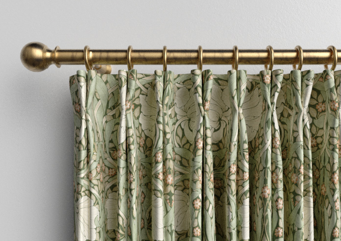 William Morris At Home Pimpernel, Nettle - Made to Measure Curtains - Image 10